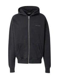 Sweatjacke 'Colne' grau / schwarz