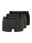 TOM TAILOR Unterhemd Hip Pants Retro Boxer graumeliert/khaki/schwarz/weiß TOM TAILOR Unterhemd Hip Pants Retro Boxer graumeliert/khaki/schwarz/weiß