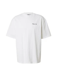 T-Shirt 'Polion' schwarz / offwhite