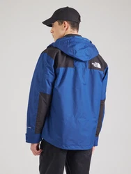 THE NORTH FACE Funktionsjacke 'REIGN ON' blau/schwarz/weiß