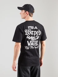 Vans T-Shirt 'FINE DINING' schwarz/weiß