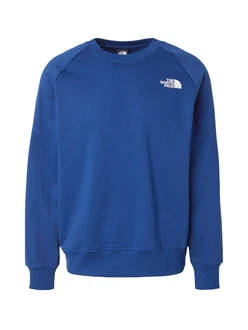THE NORTH FACE Sweatshirt Raglan Redbox Crew Sweater royalblau/schwarz/weiß