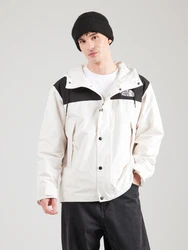 THE NORTH FACE Funktionsjacke 'REIGN ON' schwarz / weiß