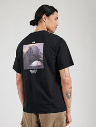 THE NORTH FACE T-Shirt 'CAMPING' pastellblau/mauve/schwarz/weiß