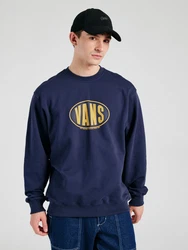 Vans Sweatshirt SPRAYONLOOSECREW (100) dunkelblau/goldgelb