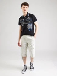 CAMP DAVID Poloshirt saphir/schwarz/weiß