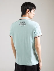 CAMP DAVID Poloshirt mint / orange / schwarz / weiß