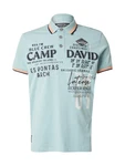 CAMP DAVID Poloshirt mint / orange / schwarz / weiß