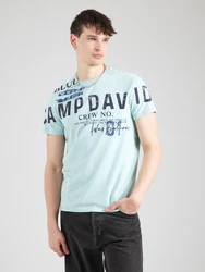 CAMP DAVID T-Shirt dunkelblau/mint/schwarz