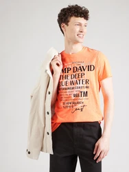 CAMP DAVID T-Shirt orange / pastellpink / schwarz
