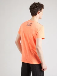CAMP DAVID T-Shirt orange / pastellpink / schwarz