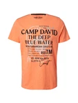 CAMP DAVID T-Shirt orange / pastellpink / schwarz