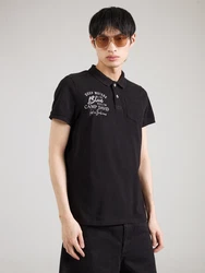 CAMP DAVID Poloshirt schwarz/weiß