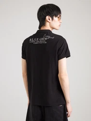 CAMP DAVID Poloshirt schwarz/weiß