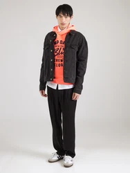 CAMP DAVID Sweatshirt nachtblau / orange