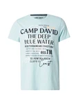 CAMP DAVID T-Shirt mint / orange / schwarz / weiß