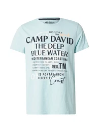 T-Shirt mint / orange / schwarz / wei