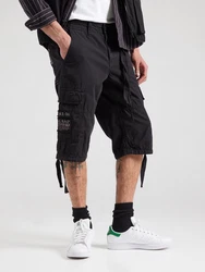 CAMP DAVID Shorts schwarz/weiß