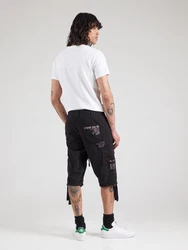CAMP DAVID Shorts schwarz/weiß