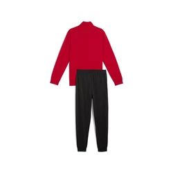 PUMA Trainingsanzug 'ESS' rot/schwarz/weiß
