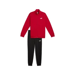 PUMA Trainingsanzug 'ESS' rot/schwarz/weiß