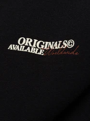 Jack & Jones Sweatshirt Hoodie JORISLINGTON BACK SWEAT HOOD rostrot/schwarz/wei
