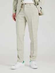 JACK & JONES Hose 'FRANCO' khaki/weiß