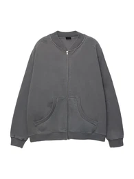 Sweatjacke dunkelgrau