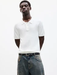 Pull&Bear Poloshirt weiß