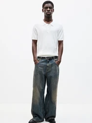 Pull&Bear Poloshirt weiß