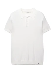 Pull&Bear Poloshirt weiß