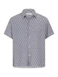 Plus Hemd 'JORMARSHALL ISLINGTON' dunkelblau / wei