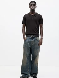 Pull&Bear Poloshirt schoko