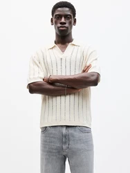 Pull&Bear Poloshirt weiß