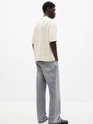 Pull&Bear Poloshirt weiß