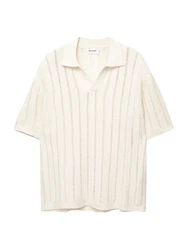 Pull&Bear Poloshirt weiß