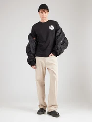 ALPHA INDUSTRIES T-Shirt schwarz/weiß