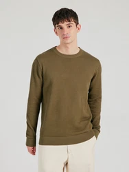 KnowledgeCotton Apparel Pullover Vagn oliv