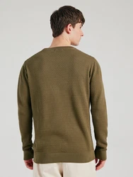 KnowledgeCotton Apparel Pullover Vagn oliv