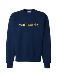 Carhartt WIP Sweatshirt blau/gelb