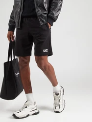 EA7 Emporio Armani Shorts schwarz/weiß
