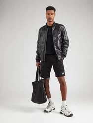 EA7 Emporio Armani Shorts schwarz/weiß