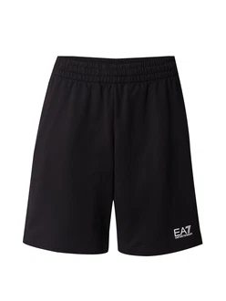 EA7 Emporio Armani Shorts schwarz/weiß