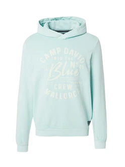 CAMP DAVID Sweatshirt hellgelb/mint