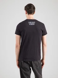 CAMP DAVID T-Shirt blau/orange/schwarz/weiß