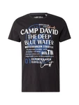 CAMP DAVID T-Shirt blau/orange/schwarz/weiß