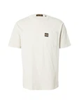 Superdry Rundhalsshirt CONTRAST STITCH POCKET T-SHIRT hellbeige/schwarz