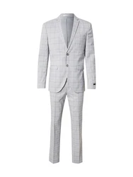 JACK & JONES Anzug JPRFranco saphir/grau/weiß