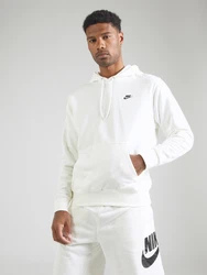 Nike Sportswear Sweatshirt 'Club Fleece' ecru / schwarz