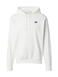 Nike Sportswear Sweatshirt 'Club Fleece' ecru / schwarz